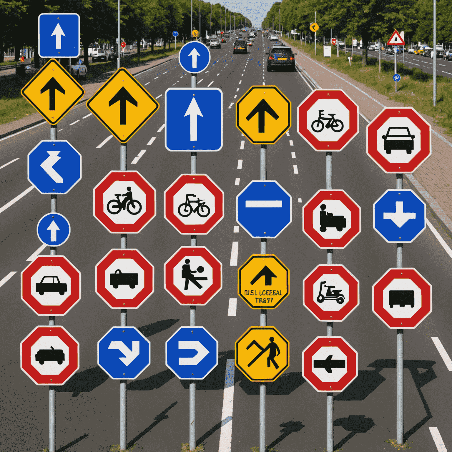 Een overzicht van Nederlandse verkeersborden en regelgeving documenten